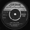 7inch Record BILLY VAUGHN & HIS ORCHESTRA - Look For A Star / He'll Have To Go 45HLD9152 London Records 1960 UK Pop Used