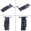 Advanced PCIE4.0 X16 Adapter Offering 64Gbps Speed for Storage Expansion NVMe Drive Support Easy Installation