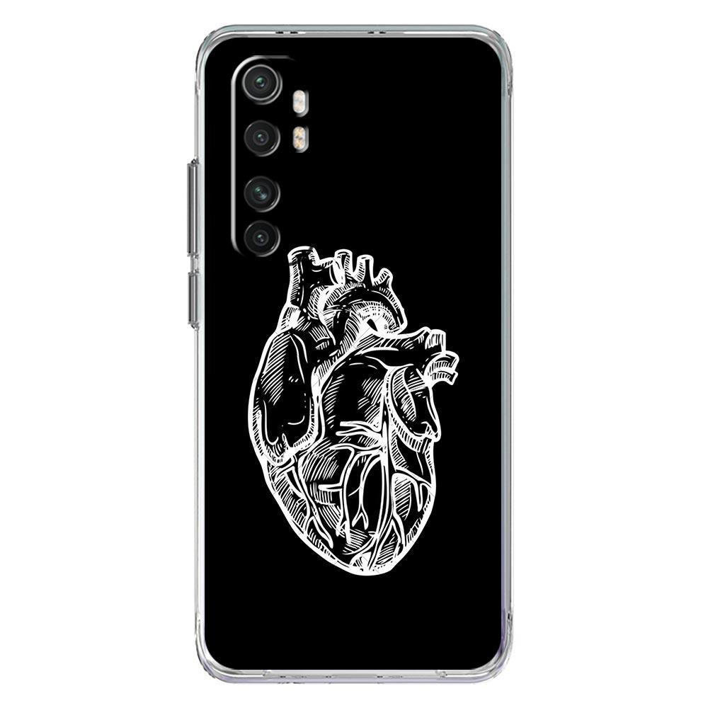Модель сердечно-сосудистой системы Сердце Чехол для телефона Для Xiaomi Mi Poco X6 X5 NFC X3 F6 F5 Pro F4 F3 15 14T 14 13T 12T 12 13 Lite 11 Обложка
