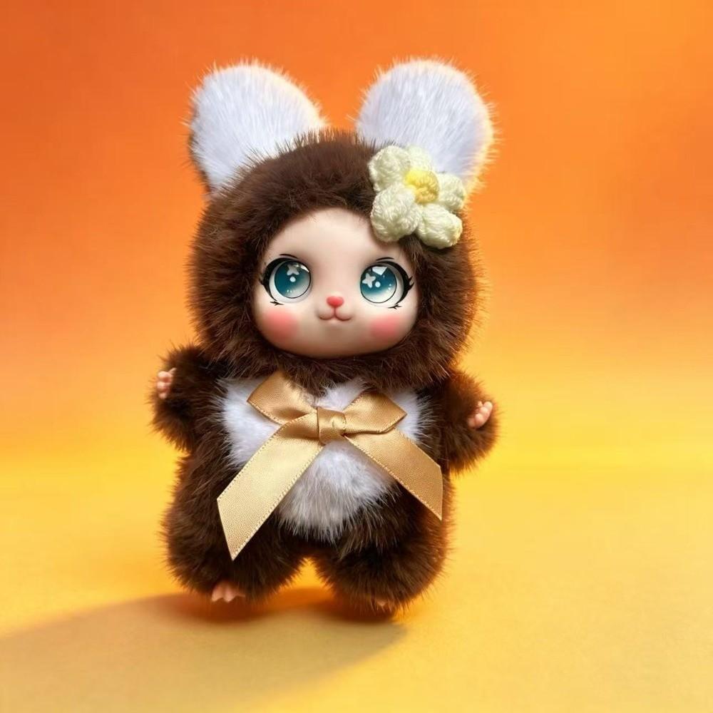 Bag Hanging Rabbit Plush Keychain Bunny Plush Doll Pendant Kids Christmas Gifts