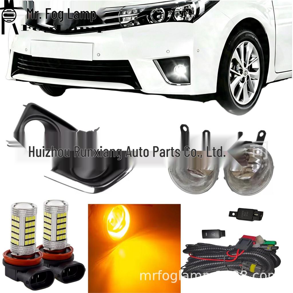 Toyota Corolla 2014-2016 Комплект галогеновых противотуманных фар переднего бампера