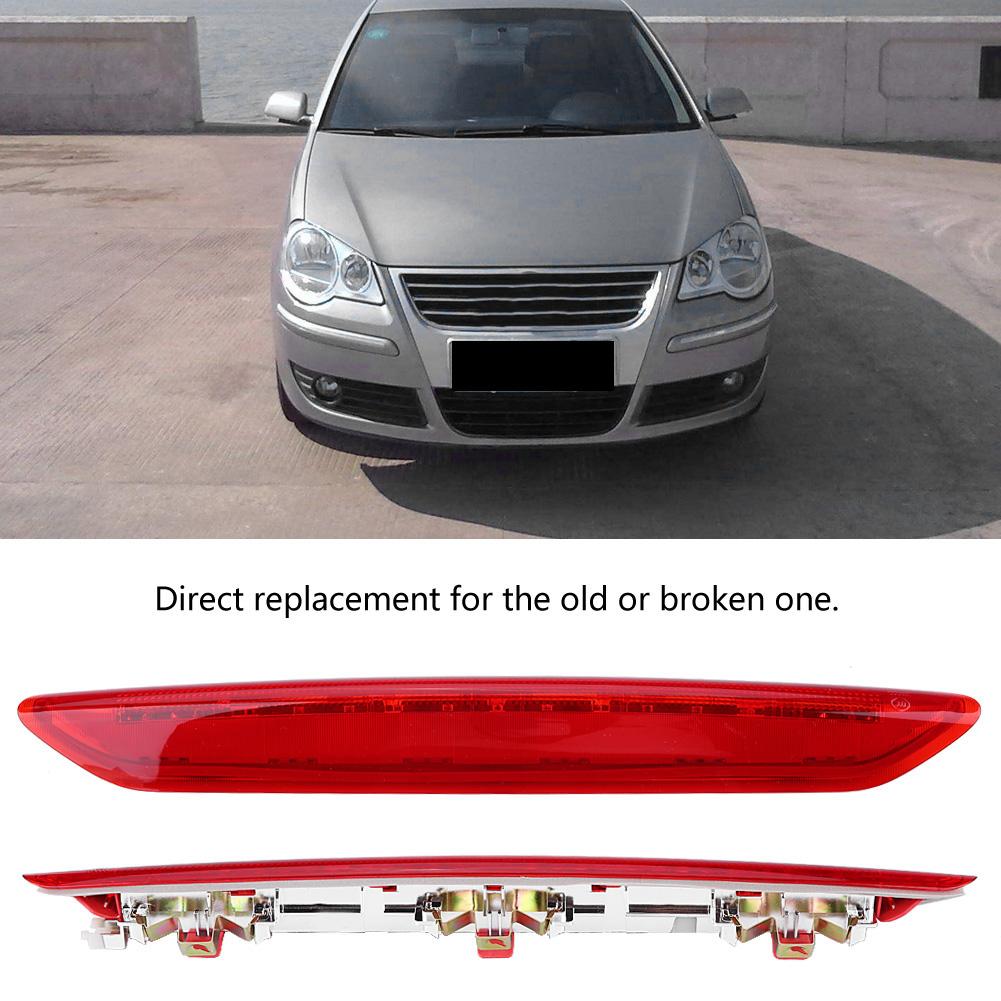 Крепление для третьего стоп-сигнала автомобиля Красный 6Q6945097 Изготовлено из качественного материала Ht Прямая замена для оригинального Plug and Play sy Установка