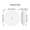 IP67 Tuya ZigBee Умный датчик утечки воды Детектор утечки воды Сигнализация утечки воды Умный домашний монитор безопасности Работает со шлюзом ZigBee