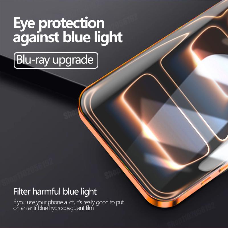5 шт. Полностью покрывающая гидрогелевая пленка для iPhone 17 Pro Max 17 Air Защитная пленка для экрана для iPhone 16 Pro Max 14 15 Plus 12 13 Mini 16E Пленка