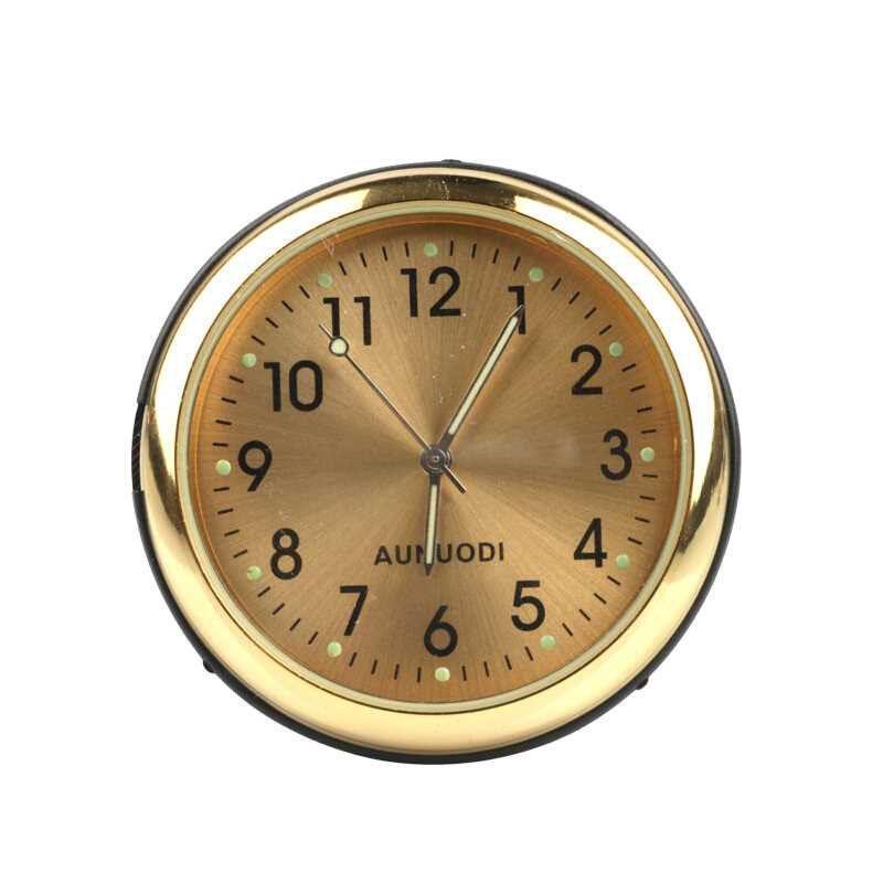 Мини Люминесцентные Кварцевые Аналоговые Часы Элегантные Наклеивающиеся Часы Для Автомобиля Лодки И Мотоцикла