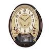 Часы Seiko настенные часы персонаж Дисней Микки Маус Минни Маус радиоволна аналоговые 6 песен мелодия Дисней время коричневый металлик FW579B