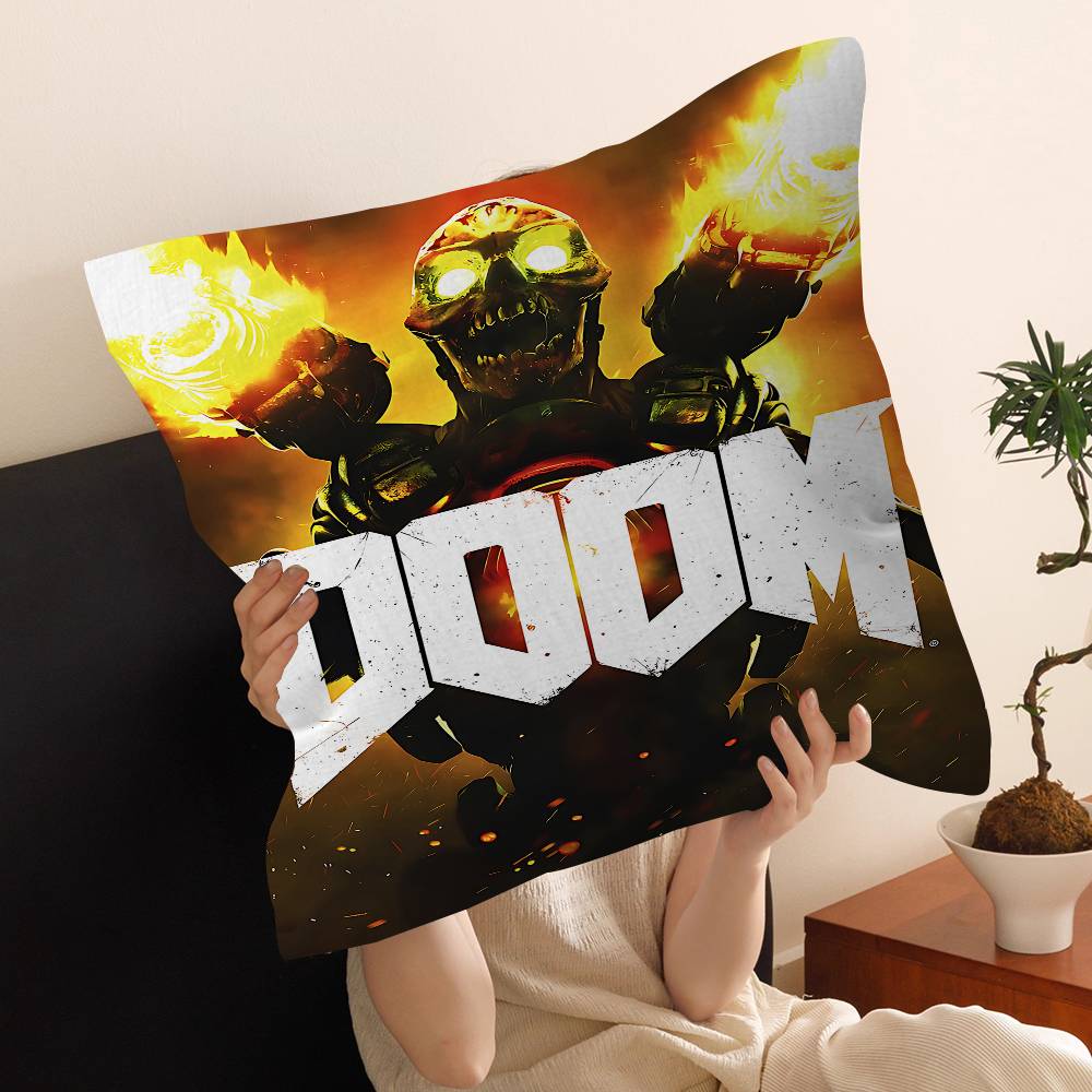 Игра D-Dooms E-Eternal Персонализированные Картинки Текст Домашние Декоративные Подушки Домашние Подарки 45X45См