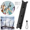Fishing Rod Holder with Screws Fishing Pole Holder Wall Mounted Tubes Links for Boat Kayak Garage Fishing Boat Accessories