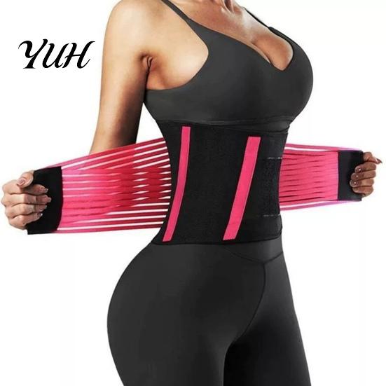 High Elastic Waist Band Trainer Belt for Women Men, Adjustable Breathable Trimmer Post Surgery Recovery Shaper with Double-layer Support Abdominal