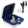 100‑240V G‑28C Rechargable Hearing Aid Ear Sound Amplifier Assist Wireless ABS SiliconeUS Plug