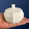 Силиконовая форма для цветочного горшка с ограненным бриллиантом, DIY, для бетона, цемента, шкатулка для хранения украшений, форма для литья, банка для свечей, форма для поделок из гипса, смолы