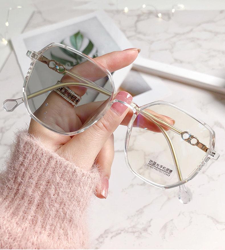 Ультралегкие светочувствительные очки с изменением цвета, защищающие от синего света, студенческие модели, с плоским световым лицом, оправа для очков для близорукости с защитой от синего света