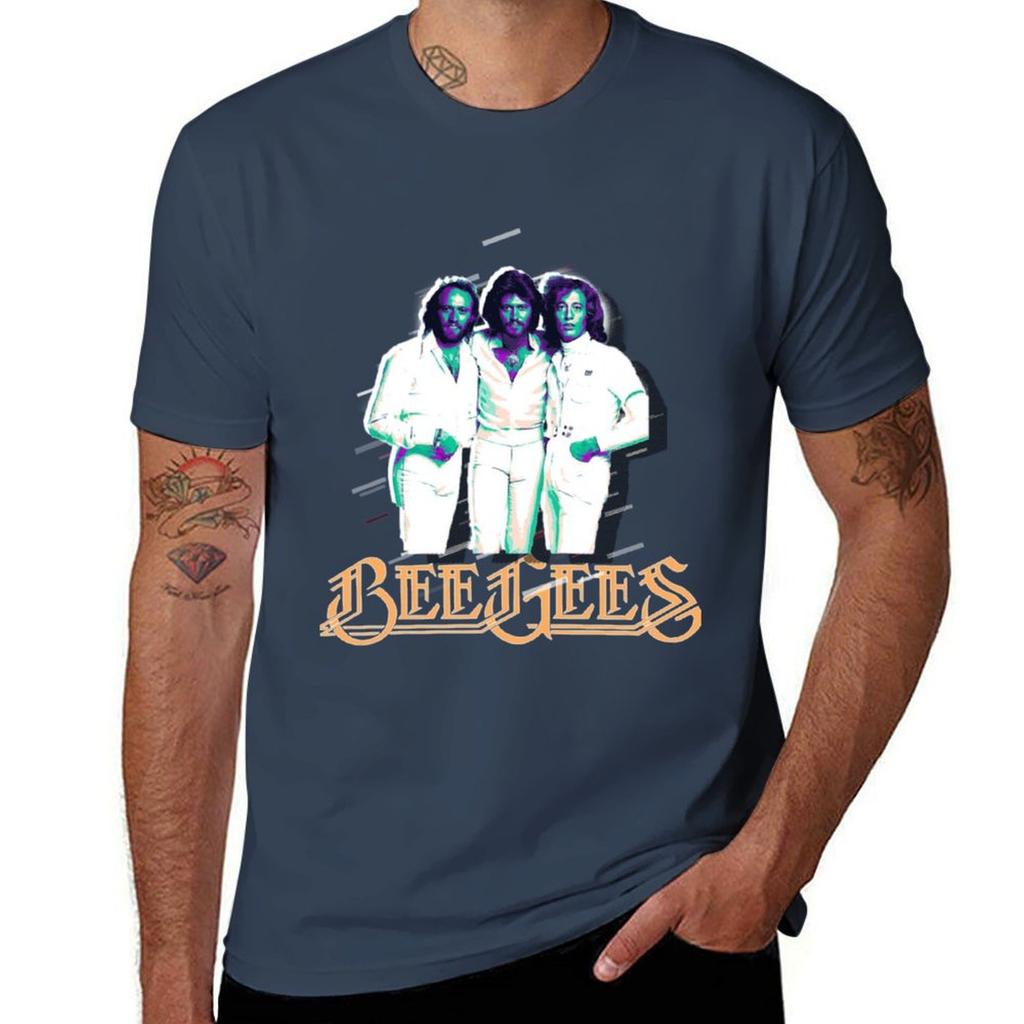 Bee Gees Big Head Tshirt Large Size Soft Cotton Tshirt