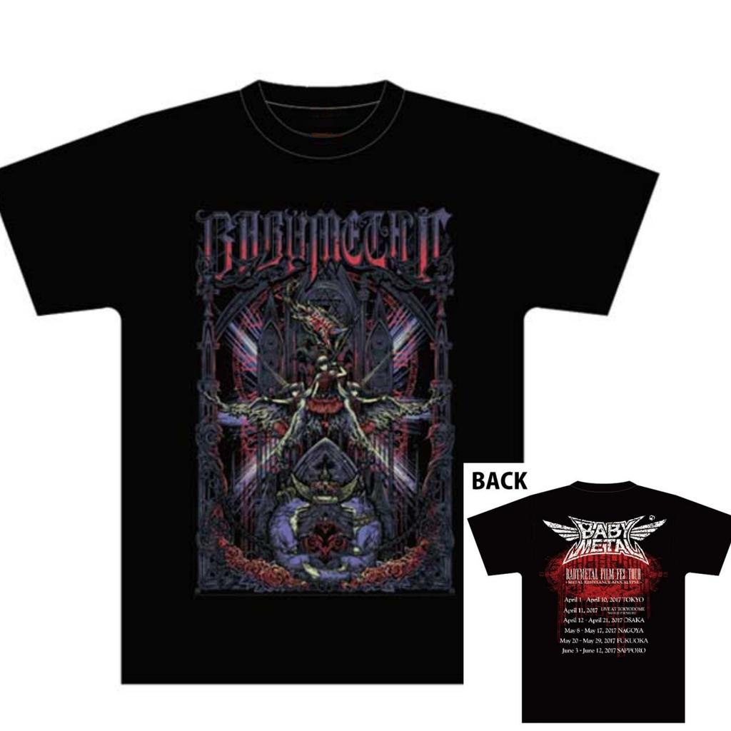 METAL SPIRITS BABYMETAL Футболка с принтом Хлопок Графическая футболка Унисекс Унисекс Летняя Уличная одежда