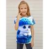 Футболка с коротким рукавом New Girl Garden Cats 3D Printing Trending New Tees For Kids Party Fun Daily T Shirt