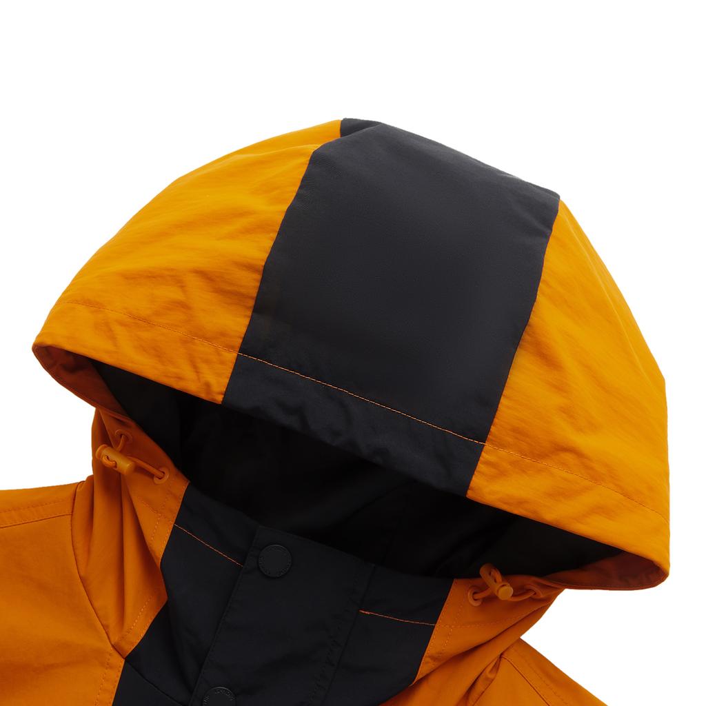 Li-Ning Lettuce Edge Water-Resistant Windbreaker Hooded Patchwork Zipper Outdoor Casual American Vintage Jacket Unisex Jacket AFDU927-5