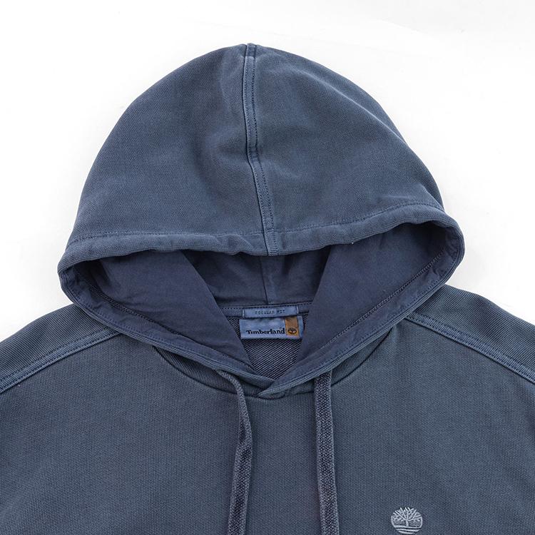 Timberland Мужской свитшот с капюшоном, с длинным рукавом, для улицы, в американском винтажном стиле, цвет глубокий сапфирово-синий, A69MB433