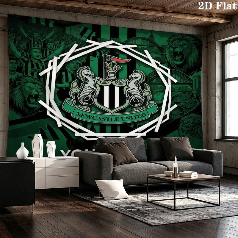 Custom Name Newcastle UnitedPrinted Tapestry – Wall Hanging for Bedrooms, Dorms, and Home Decor