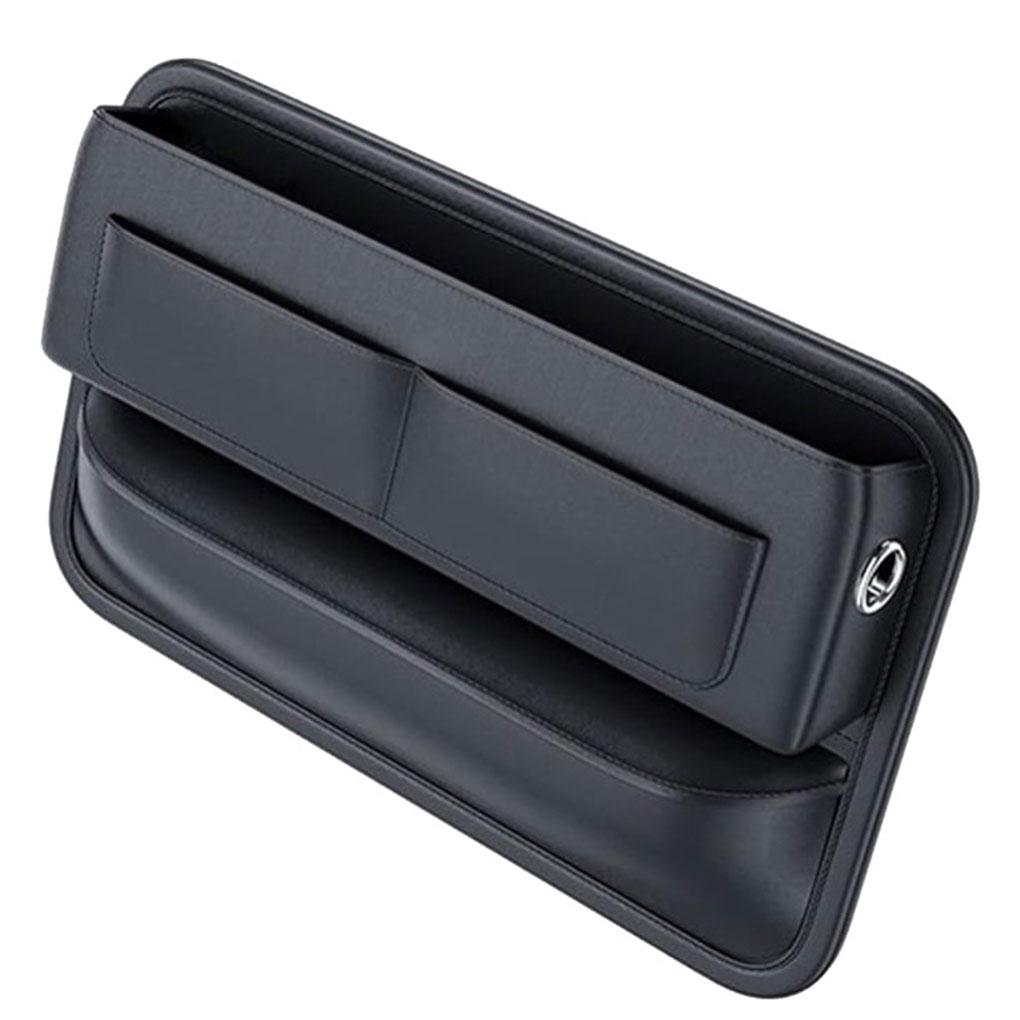 Черный органайзер для хранения вещей, легко собирается и позволяет легко организовать небольшое пространство. Аксессуары для автомобильного органайзера.