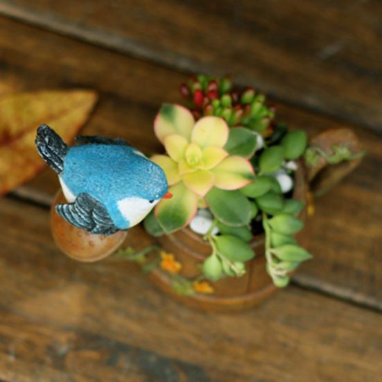 Многофункциональный цветочный горшок ручной работы из смолы, добавляющий жизненной силы птичий душ, горшок для растений, садовые принадлежности