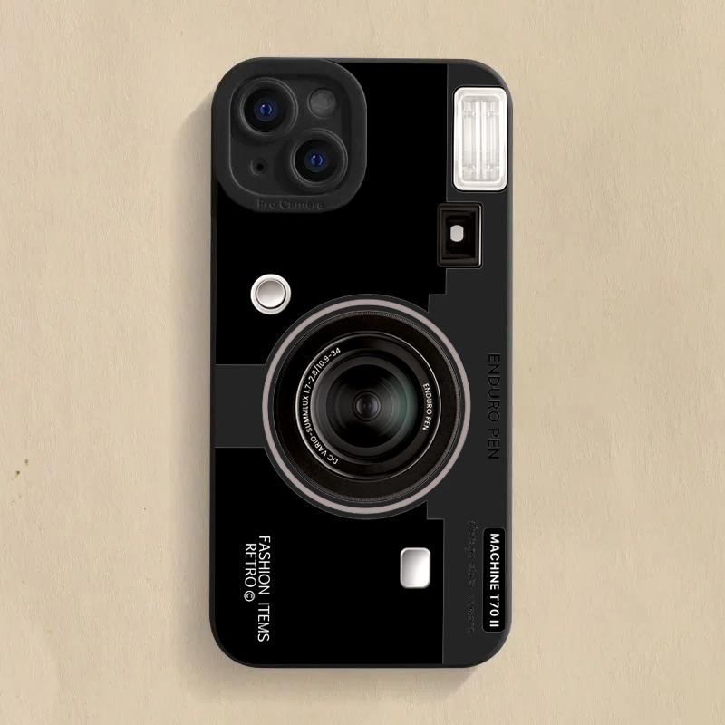 Vintage Camera Silicone Phone Case For Redmi Note 14 13 12 11 Pro Plus 4G 5G 12S 11S 10S Redmi 13C 14C 13 12 Soft Cover