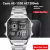 Для часов Casio AE-1200 AE1200 AE-1300 Закаленное стекло AE-1200WH-1B AE-1200WHD AE1200 Зеркало экрана часов HD Защитная пленка