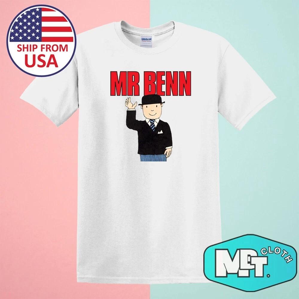 Mr Benn Men's White Size S-5XL