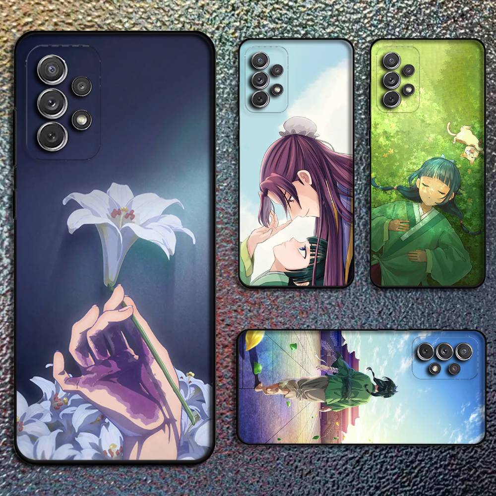 A-Apothecary D-Diaries Чехол для телефона MaoMao для Samsung S25, S24, S21, S22, S23, S30, Ultra, S20, Plus, Fe, Lite, Note, 10, 9, 5G Черная крышка