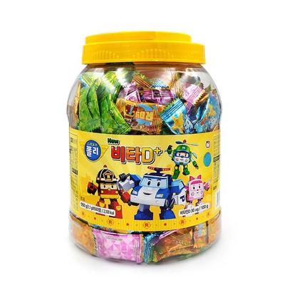 Robocar Poli NEW Vita D+, 500 таблеток, 1 единица, корейский незаменимый продукт здорового питания