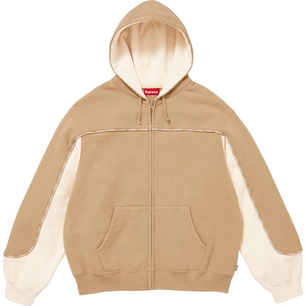 Supreme piping zip hoodie SUP-FW25-106