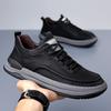 New Designer Cow Leather Sneakers for Men Spring Autumn New Designer Board Shoes Male Lace Fashion Casual Sports Shoes Man