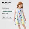 Девочкин безрукавный сарафан в горошек MOMOCO