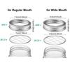 1 шт. Экономящая место вставка для крышки банки Мейсона для цветов, решетка Мейсона, крышки для банок Мейсона, банки Мейсона
