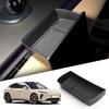 For NIO ET5 2025-2025 Car Dashboard Tray Center Console Hidden Storage Box Behind Screen Tidying ABS Black