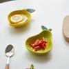 Creative Fruit Shape Ceramic Seasoning Dish Dipping Dish Soy Sauce Dish Appetizer Plate Sushi Plate Home Specialty Tableware