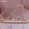 PATAYA О-образный модный браслет в стиле хип-хоп, ожерелье, розовое золото, цепочка различной длины