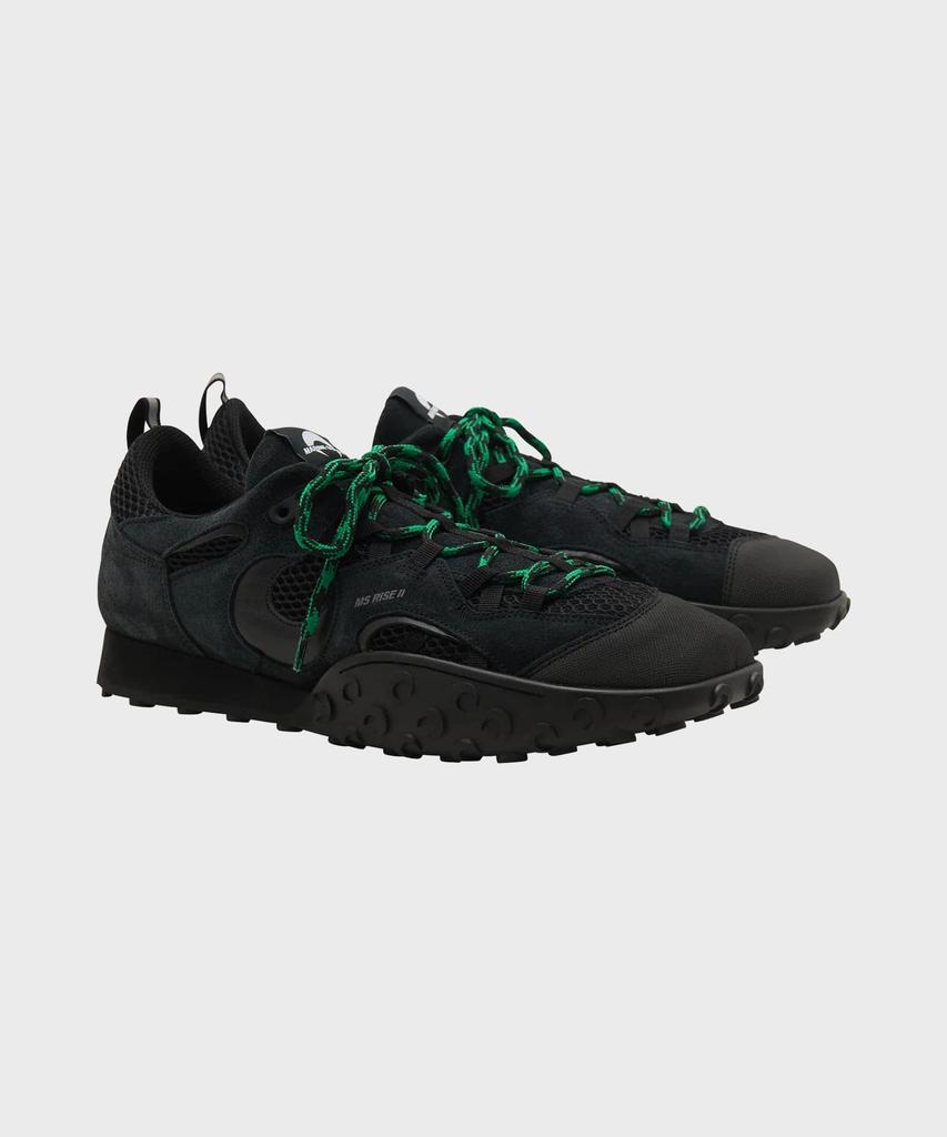 Marine Serre (W) Suede Leather Ms Rise Tyko Bk99 Black