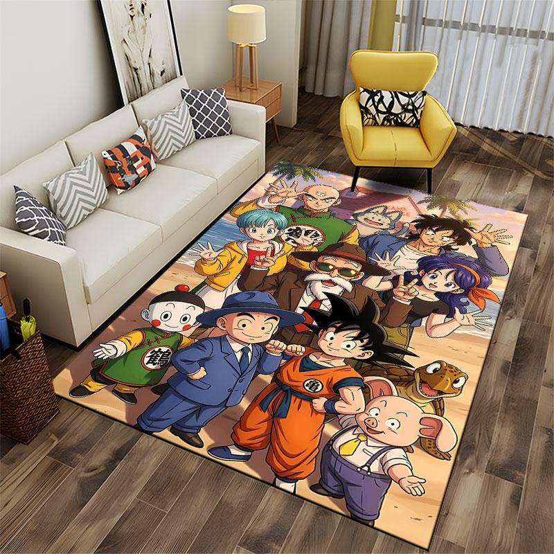Dragon Ball Characters Group suitable as a non-slip mat for the living room or bedroom sofa