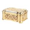Alloy Small Treasure Chest Gold Trinket Organizer Decorative Boxes Metal Jewelry Box  Home Storage