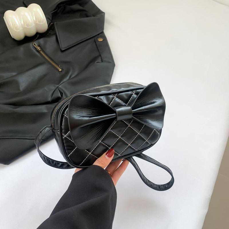 Сумка-бантик для женщин, модная новая сумка через плечо с вышивкой в виде бриллиантов, модный дизайн, модная квадратная сумка на одно плечо