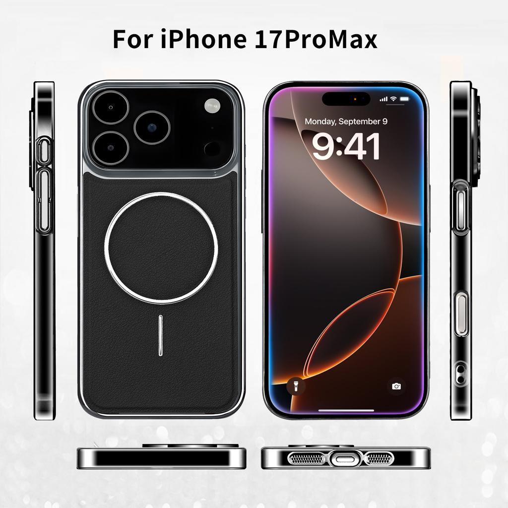Применимо к iPhone11promax ультратонкий чехол для мобильного телефона из кожи с магнитом и металлической краской Чехол Apple 11pro противоударный