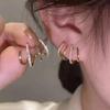 Серьги-пусеты из серебра 925 пробы с жемчугом для женщин