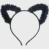 Повязка на голову с плюшевыми кошачьими и лисьими ушками для женщин - милые аксессуары для волос животных