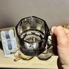 Шестигранная стеклянная чашка с ручкой - Для дома и гостиной, для воды, чая, молока, кофе