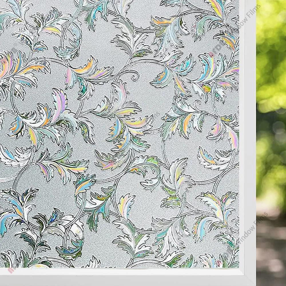 AFDB матовая пленка для защиты окон, статическая наклейка на окно, неклеящаяся пленка для витражного стекла, декоративный стеклянный винил для дома