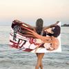 1pc Sword Art Online2 Beach Towel with Custom Name, Beach/Swimming/Bath/Picnic/Camping Towel, Suitable for Seaside Beaches