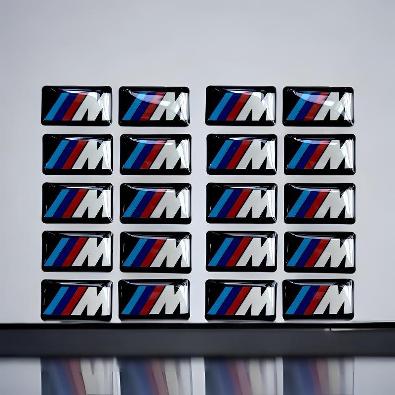3D ABS Car Body Rear Trunk Badge Emblem For BMW M Logo Sticker Decoration Accessories M1 M2 M3 M4 M5 M6 X7M X2M X4M X3M X5M X6M