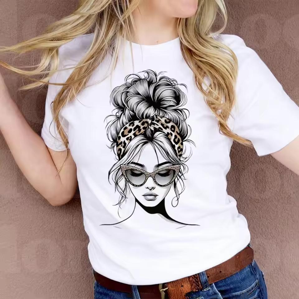 Vintage Women's Casual Art Print Short Sleeve T Shirt Clothing Top Tee Women Clothing Gothic Tshirt Graphic T Shirts