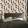 Cats Wallpaper Light Gray and White for Living Room and Bedroom 50x1000