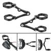 2Pcs Headlight Brackets Adjustable Aluminum Alloy 39-41mm Motorcycle Headlight Supports for Motor Bike